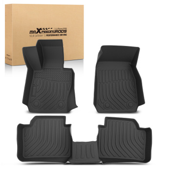 All Weather Floor Mats compatible for BMW 318i 320i 330e 335i 2012-2018 Waterproof