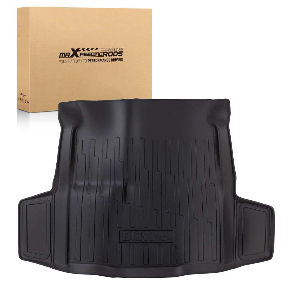 Boot Liner Cargo Mat compatible for BMW 3 Series G20 2019-2024 Black TPE Waterproof