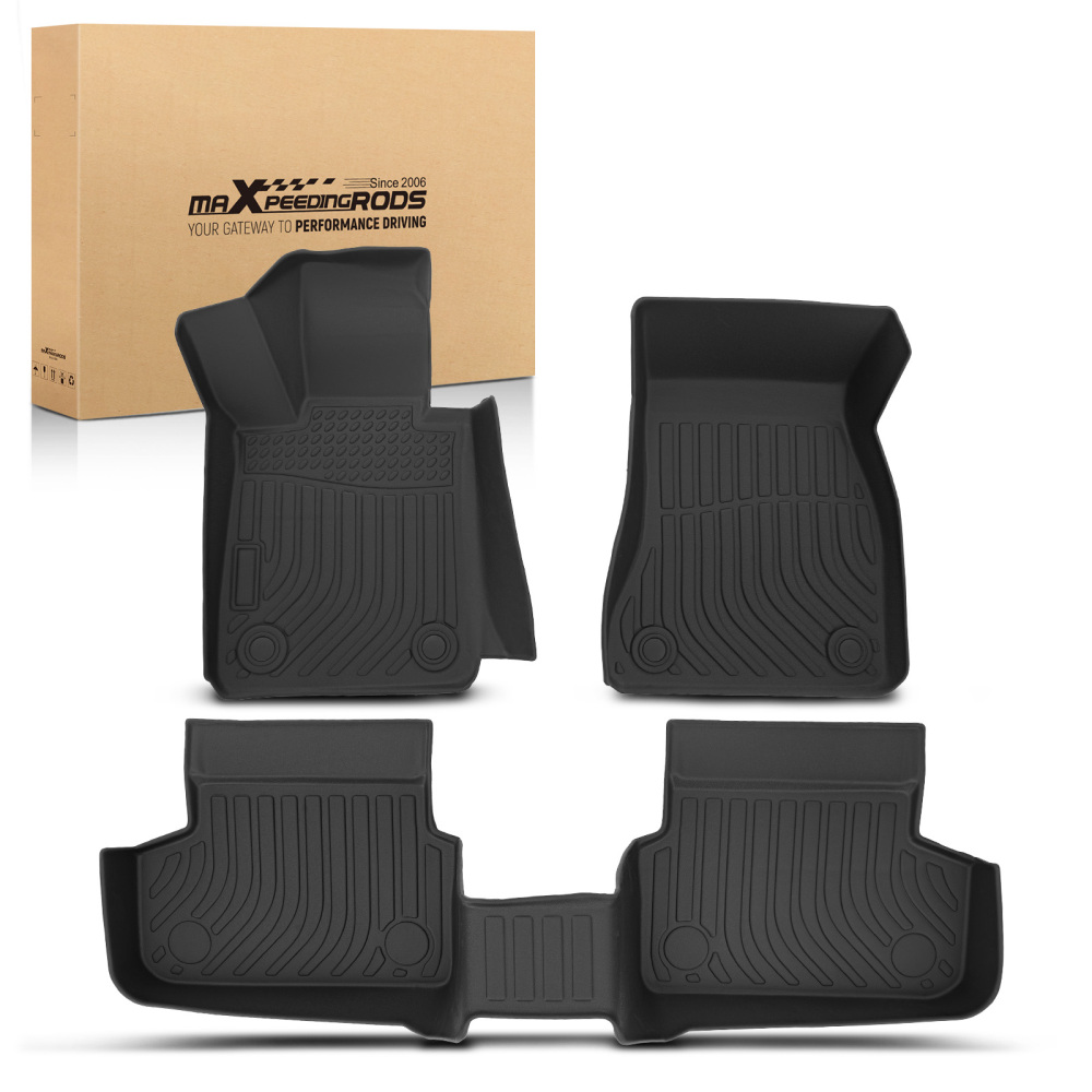 All-Weather Carpet Floor Mats compatible for BMW 5-Series G30 2017-2023 TPE Waterproof