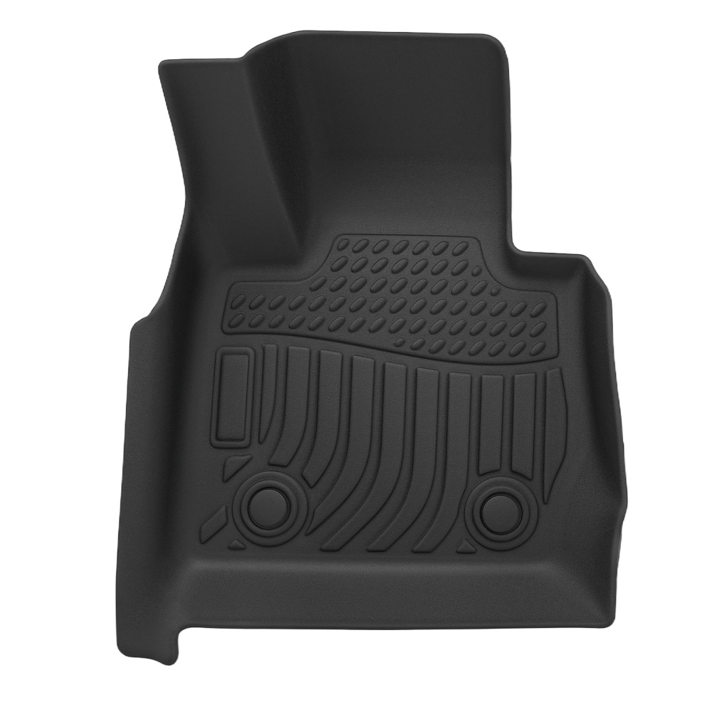 All-Season Floor Mat Set compatible for BMW X3 F25/X4 F26 TPE Rubber Heavy Duty Black