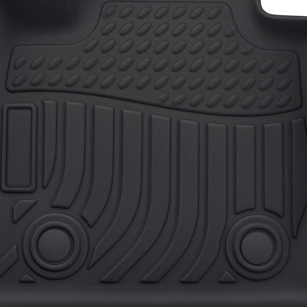 All-Season Floor Mat Set compatible for BMW X3 F25/X4 F26 TPE Rubber Heavy Duty Black