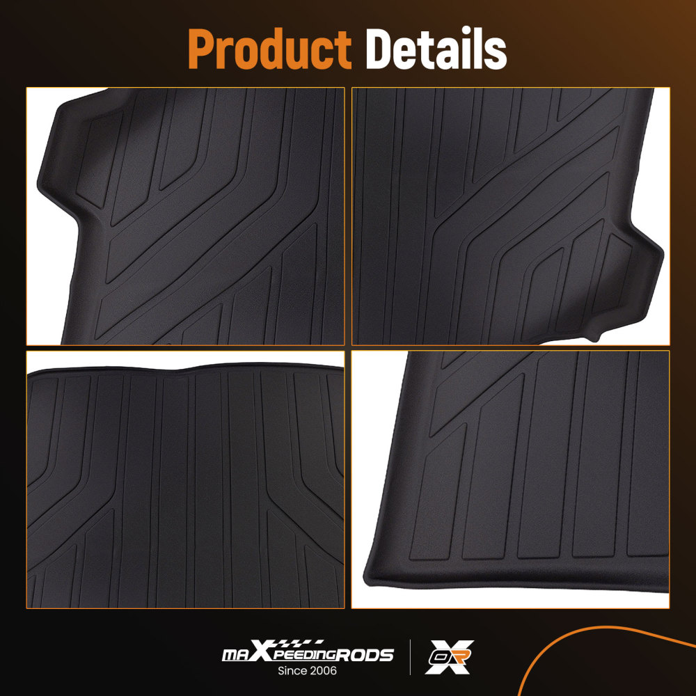 All Weather Boot Trunk Mat Luggage Liner compatible for BMW X3 2018-2024 TPE Cargo Mat