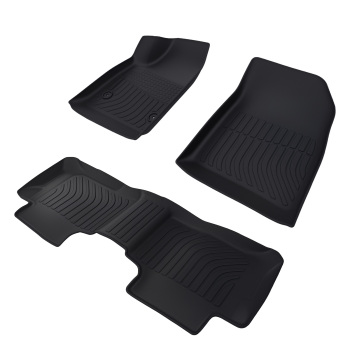 All-Weather Floor Mats Liner compatible for Chevrolet Blazer 2019-2024 TPE Black Waterproof