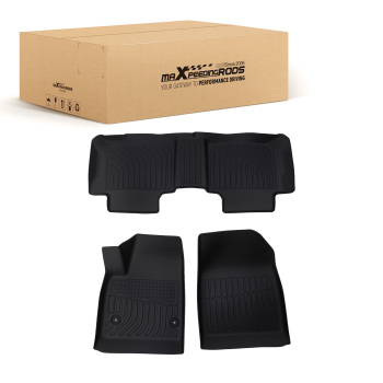 All-Weather Floor Mats Liner compatible for Chevrolet Blazer 2019-2024 TPE Black Waterproof