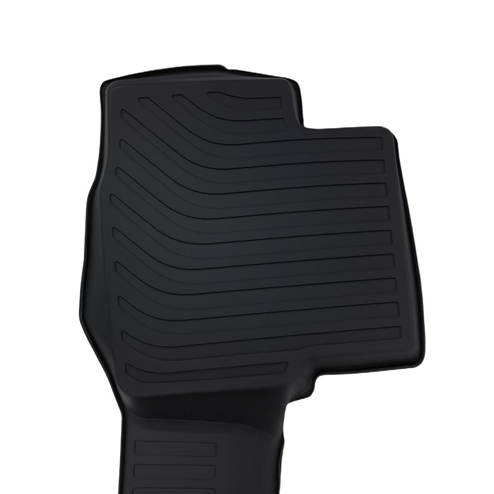 All-Weather Floor Mats compatible for Chevrolet Cruze 2016-2019 Black TPE Rubber Set