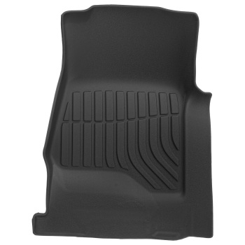 All-Weather Floor Mat Set compatible for Silverado 2500HD 2015-2019 Heavy Duty Rubber
