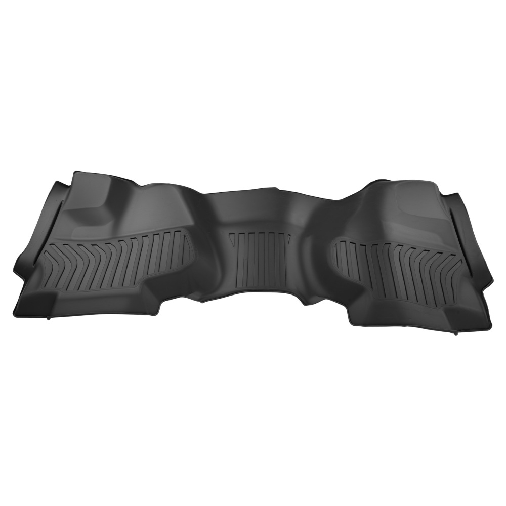 All-Weather Floor Mat Set compatible for Silverado 2500HD 2015-2019 Heavy Duty Rubber