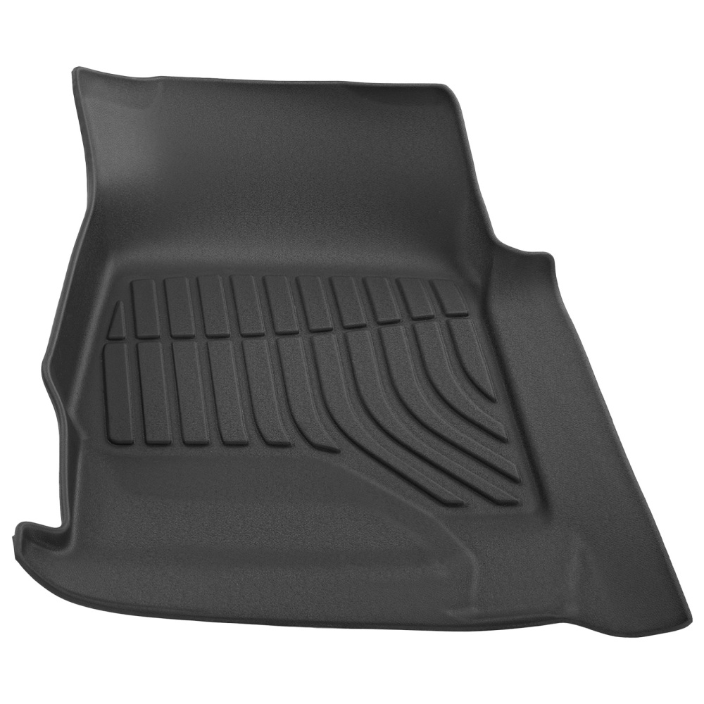 All-Weather Floor Mat Set compatible for Silverado 2500HD 2015-2019 Heavy Duty Rubber