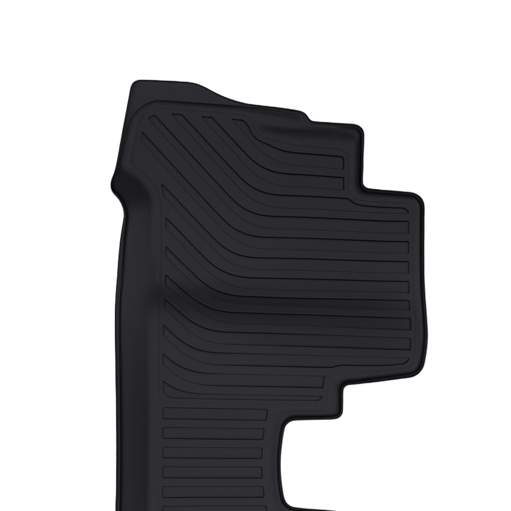 All-Weather Black Floor Mats compatible for Chevrolet Bolt EV 2017-2023 TPE Rubber