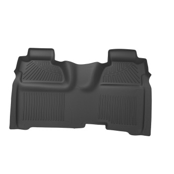 Car Carpet Floor Mats compatible for Chevrolet Silverado 1500/2500HD 2014-2018 Black TPE