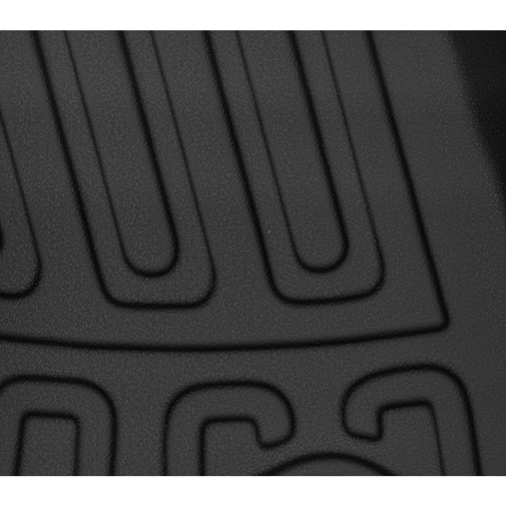 Car Carpet Floor Mats compatible for Chevrolet Silverado 1500/2500HD 2014-2018 Black TPE