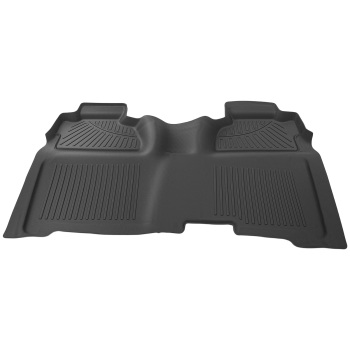 Car Carpet Floor Mats compatible for Chevrolet Silverado 1500/2500HD 2014-2018 Black TPE