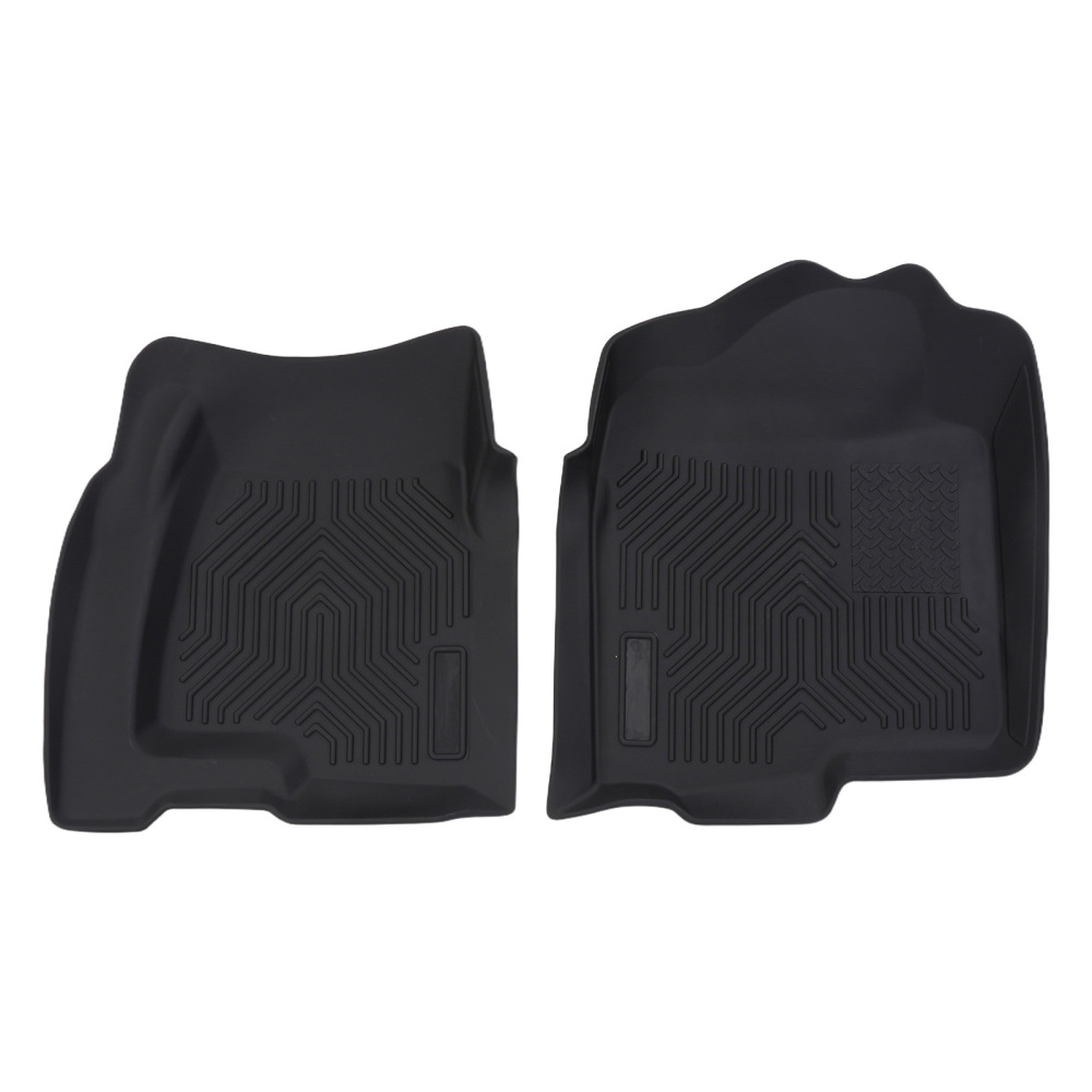All Weather Floor Mats compatible for Silverado GMC Sierra 1500 2500 99-07 Extended Cab TPE