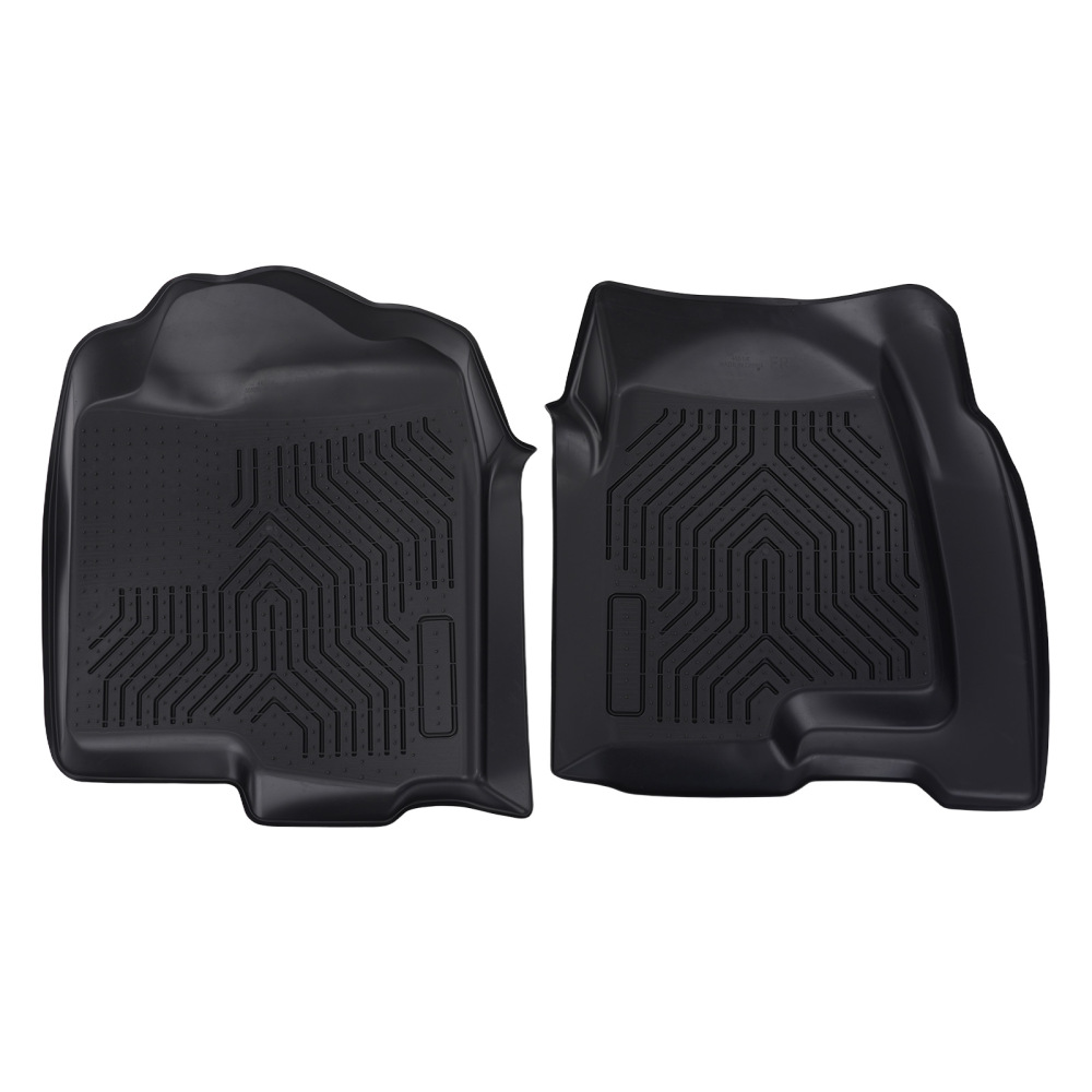All Weather Floor Mats compatible for Silverado GMC Sierra 1500 2500 99-07 Extended Cab TPE