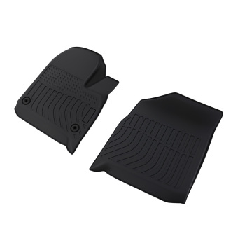3 Row Floor Mats compatible for Chevrolet Traverse 7 Seats 2018-2023 2024 Black TPE