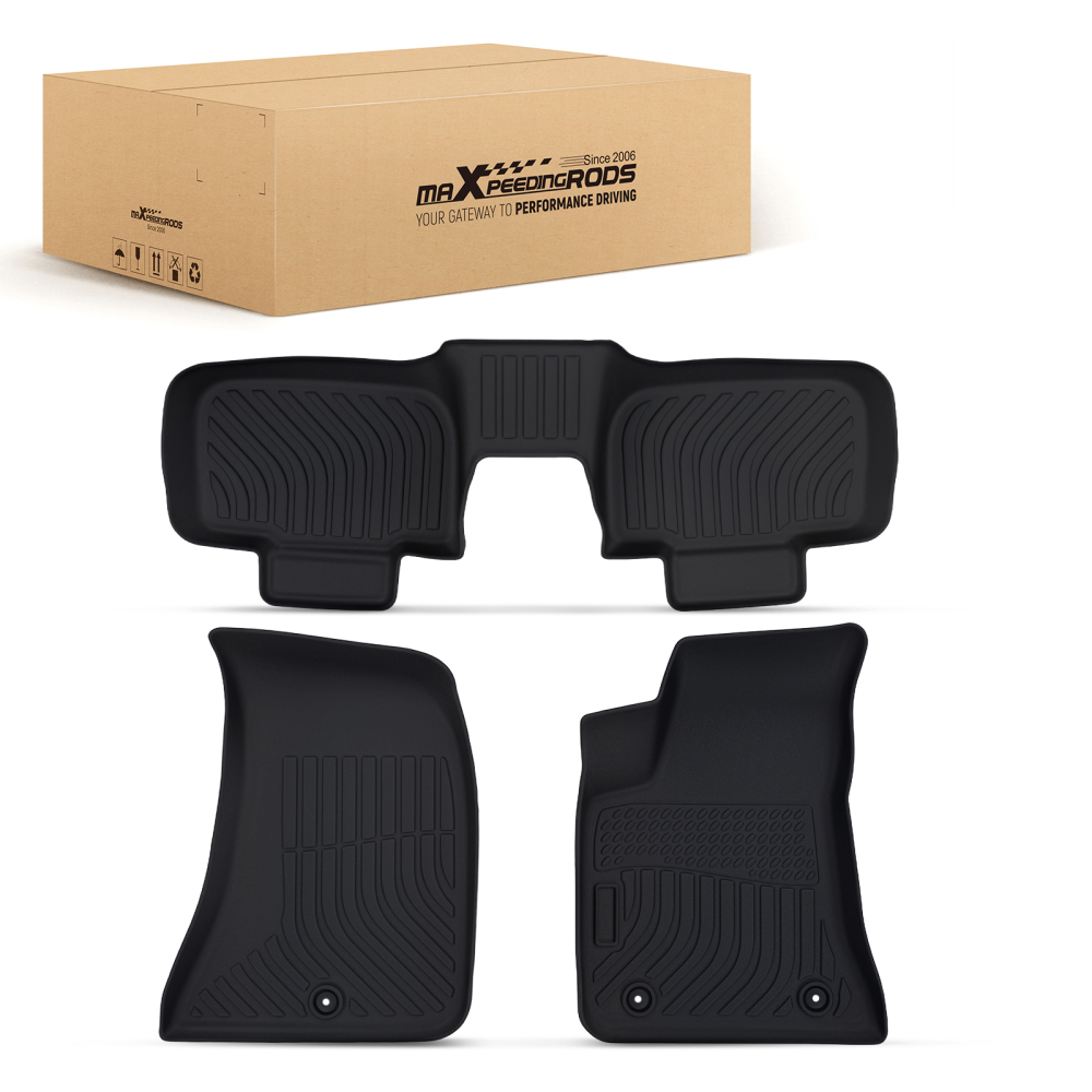 All Weather Rubber Floor Mat Liner compatible for Dodge Charger compatible for Chrysler 300 300C 2011-2023