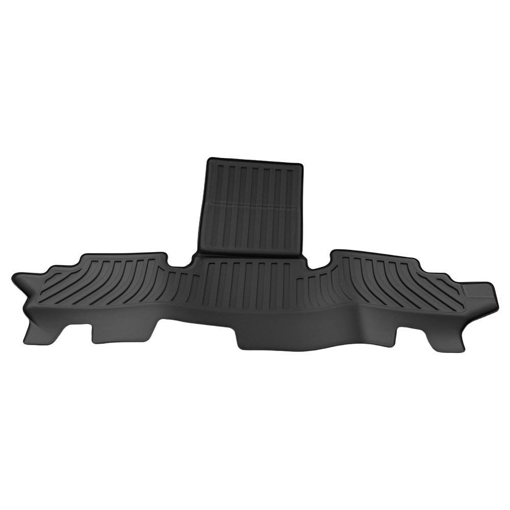 All Weather Floor Mat Set compatible for Dodge Grand Caravan 2008-2020 TPE Black Car Mat