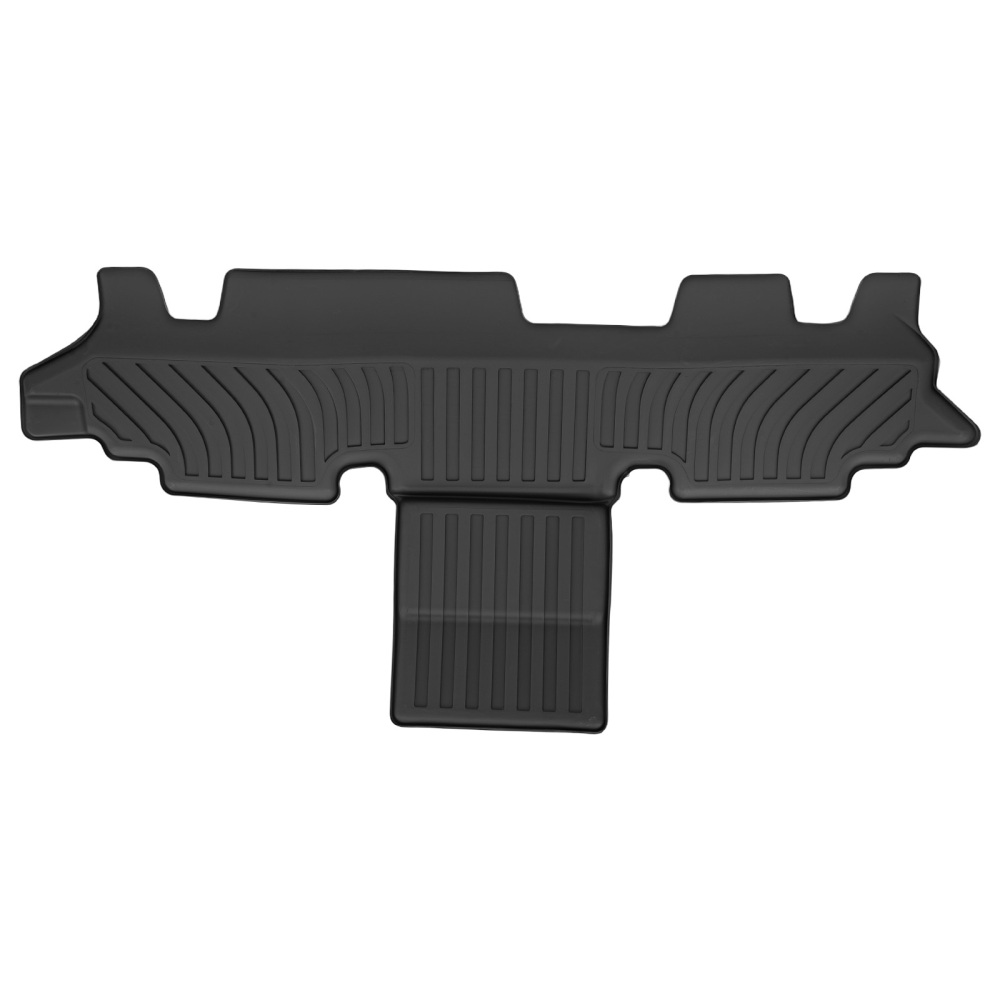 All Weather Floor Mat Set compatible for Dodge Grand Caravan 2008-2020 TPE Black Car Mat