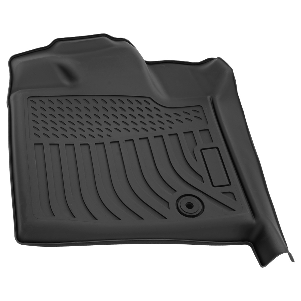 All Weather Floor Mat Set compatible for Dodge Grand Caravan 2008-2020 TPE Black Car Mat