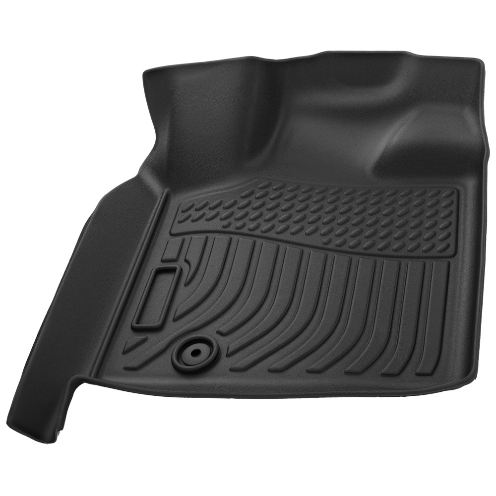 All Weather Floor Mat Set compatible for Dodge Grand Caravan 2008-2020 TPE Black Car Mat