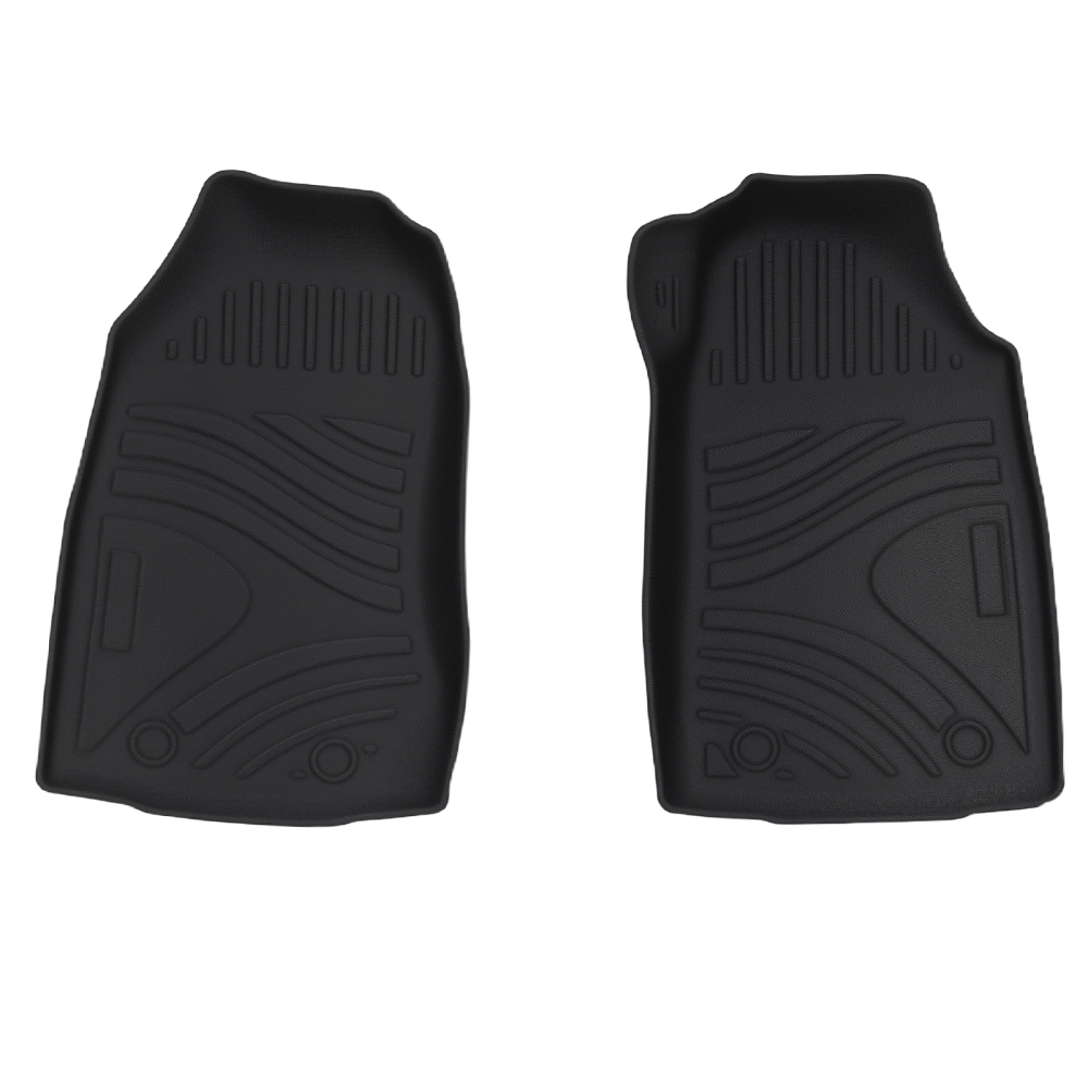 Floor Mats Liner compatible for Isuzu D-Max Dual Cab 2012-2020 Black Waterproof Floor Liner