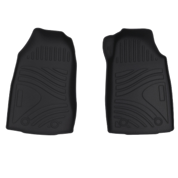 Floor Mats Liner compatible for Isuzu D-Max Dual Cab 2012-2020 Black Waterproof Floor Liner
