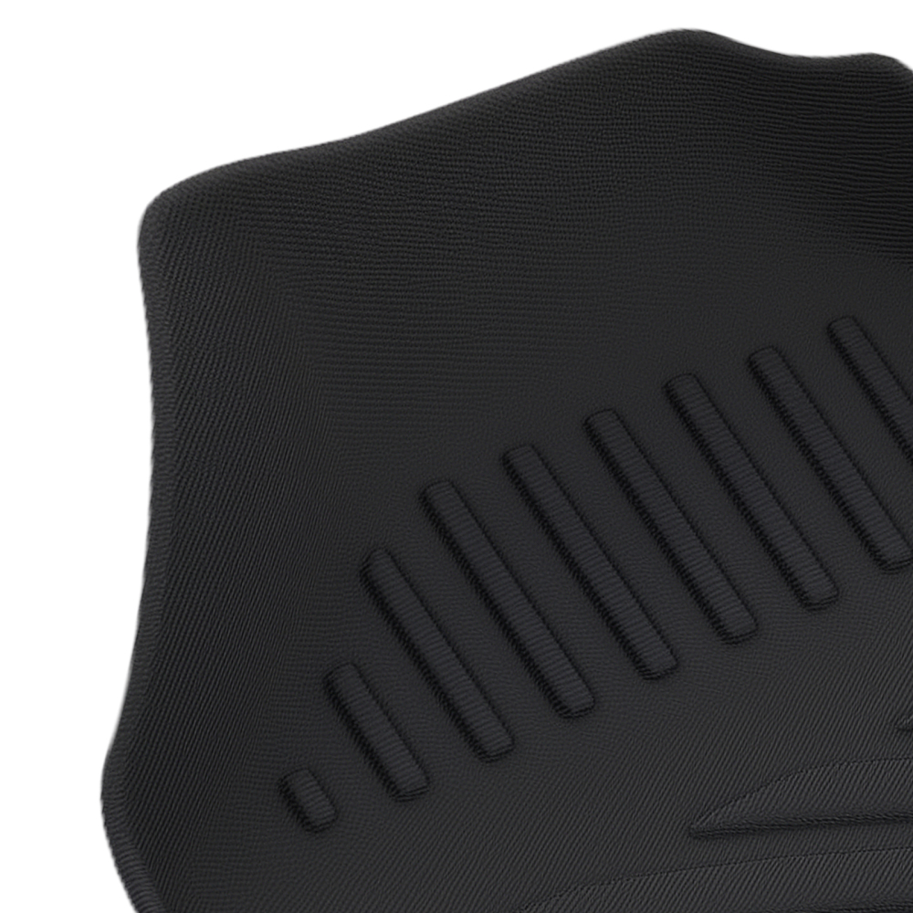 Floor Mats Liner compatible for Isuzu D-Max Dual Cab 2012-2020 Black Waterproof Floor Liner