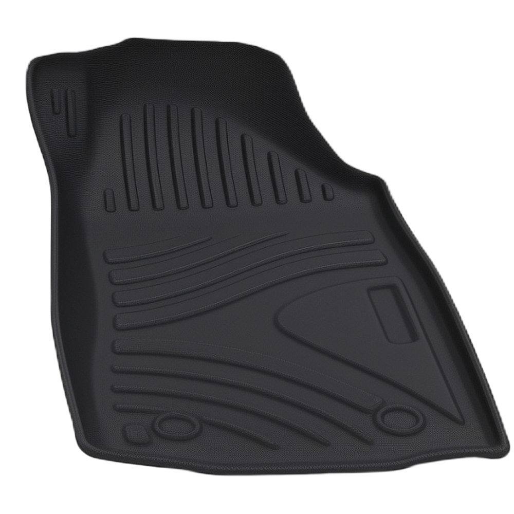 Floor Mats Liner compatible for Isuzu D-Max Dual Cab 2012-2020 Black Waterproof Floor Liner