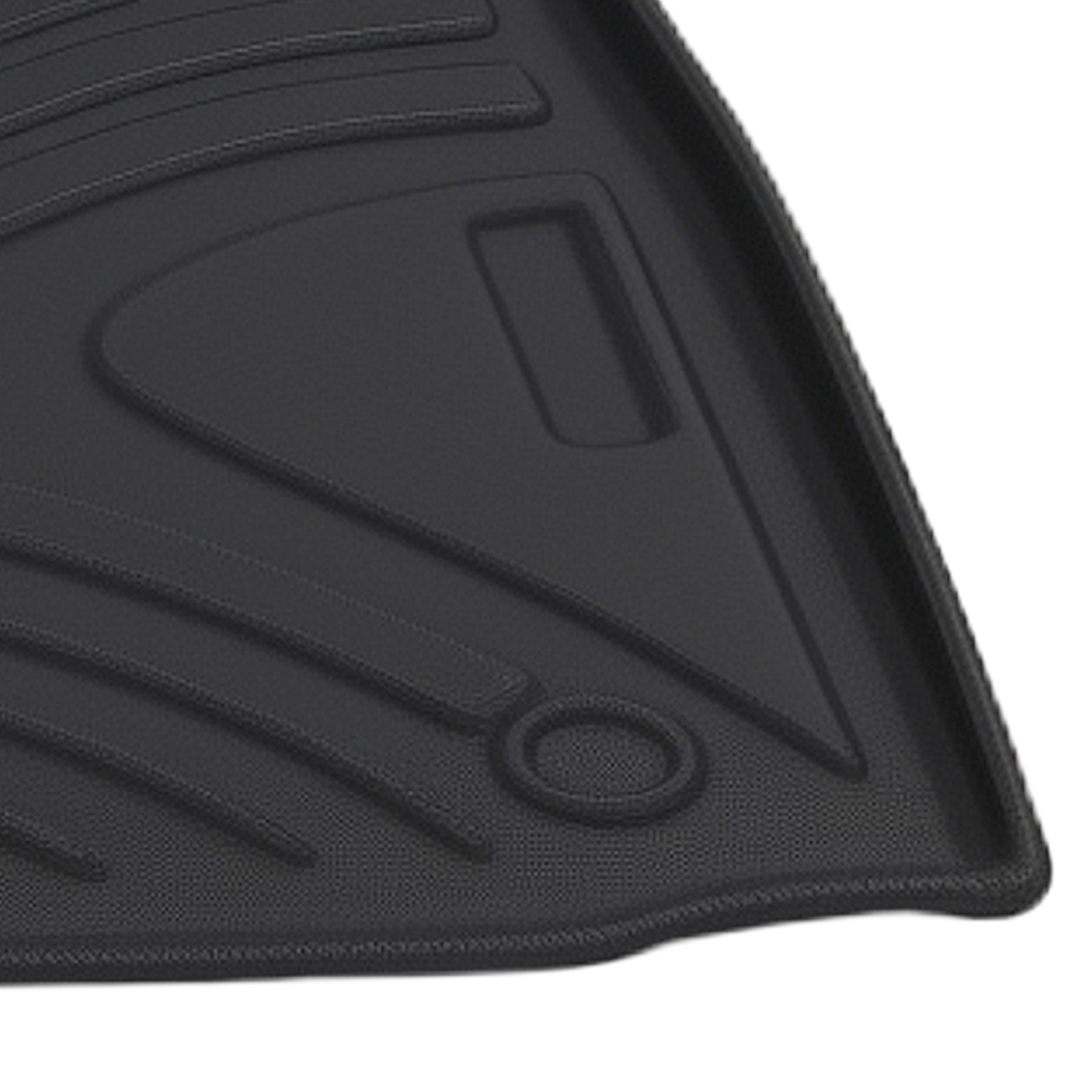 Floor Mats Liner compatible for Isuzu D-Max Dual Cab 2012-2020 Black Waterproof Floor Liner