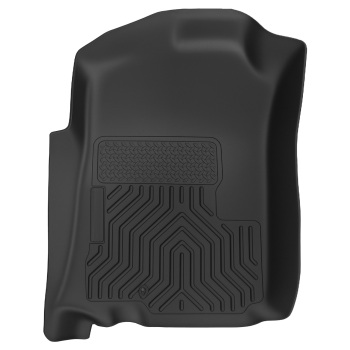 Black Floor Mat Set compatible for Dodge Ram 1500 2500 3500 Quad Cab TPE 2002-2009
