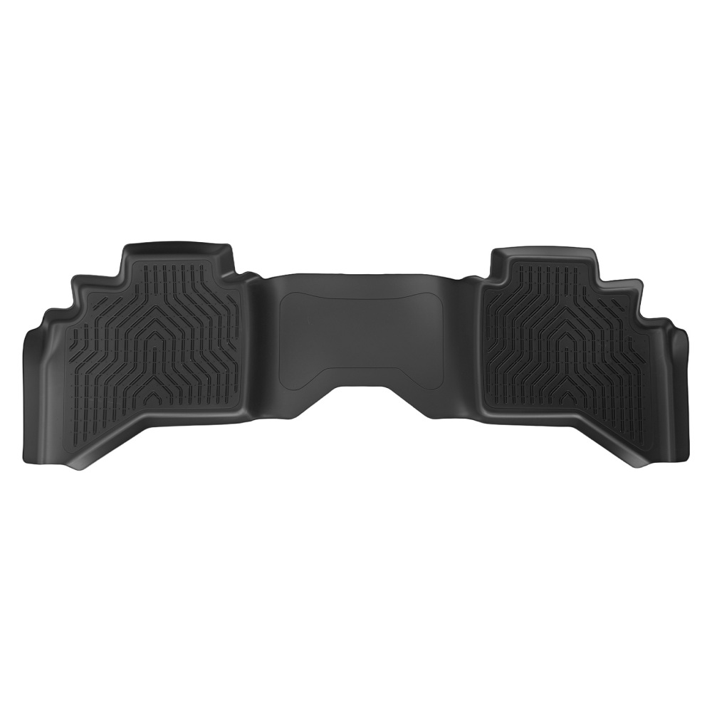 Black Floor Mat Set compatible for Dodge Ram 1500 2500 3500 Quad Cab TPE 2002-2009