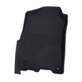 All-Weather Floor Mats compatible for Dodge Ram 1500 Quad Cab 2012-2023 Black TPE Set