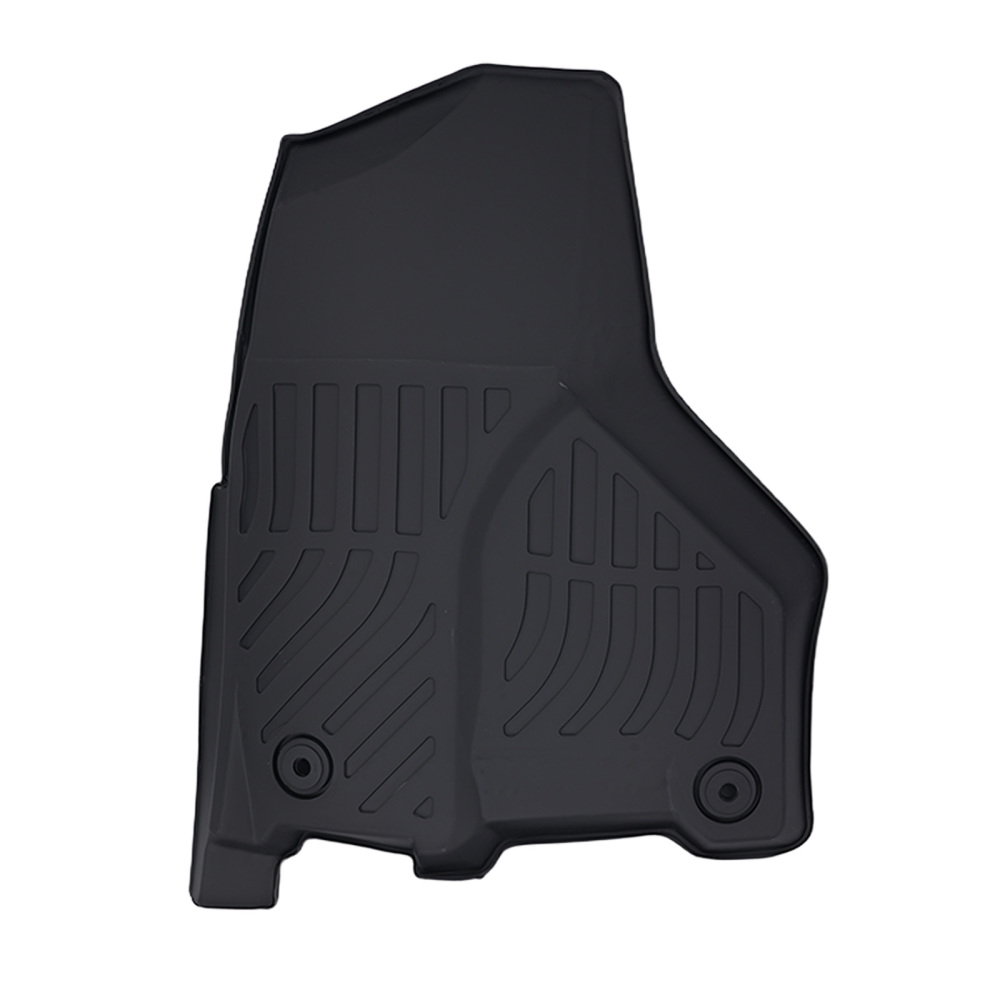 All-Weather Floor Mats compatible for Dodge Ram 1500 Quad Cab 2012-2023 Black TPE Set