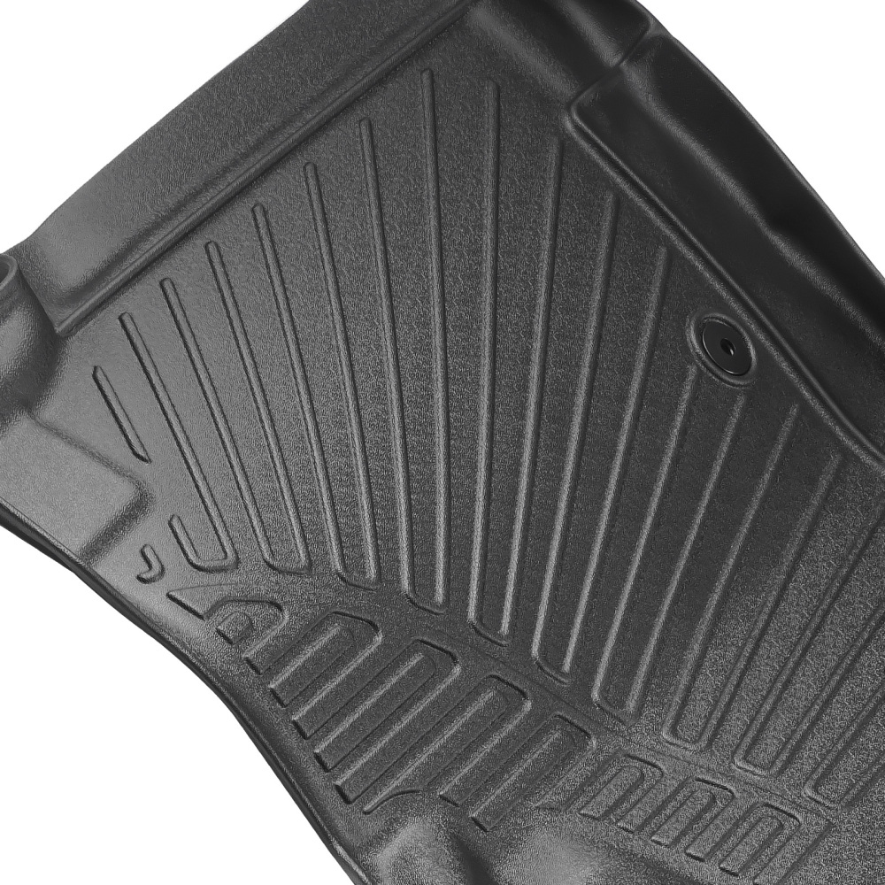 TPE Floor Mat Liners compatible for Dodge Ram 1500 Crew Cab 19-2024 All Weather Waterproof