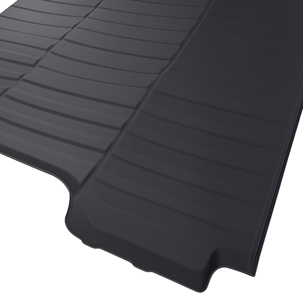 5.7 FT Trunk Bed Mat compatible for Dodge Ram 1500 2019-2025 TPE Black Anti-Slip Waterproof