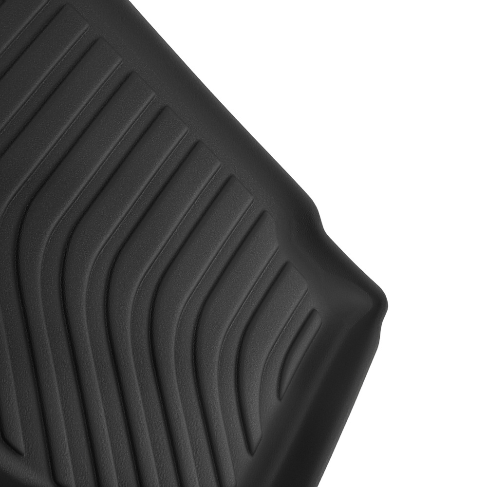 All Weather Black Floor Mats compatible for Ford Escape Hybrid 2020-2025 TPE Car Carpet