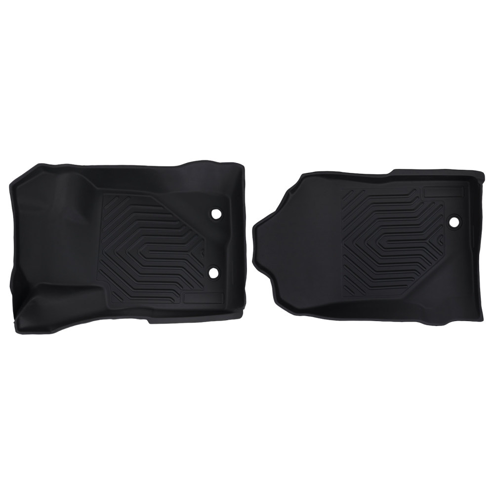 Black Carpet Floor Mats compatible for Ford Bronco 2 Door 2021-2025 TPE All Weather