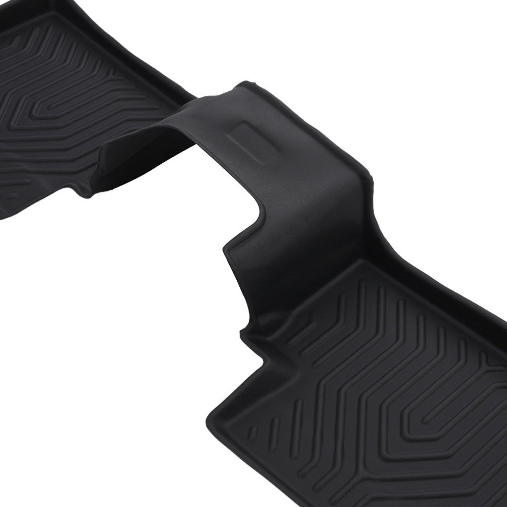 Black Carpet Floor Mats compatible for Ford Bronco 2 Door 2021-2025 TPE All Weather