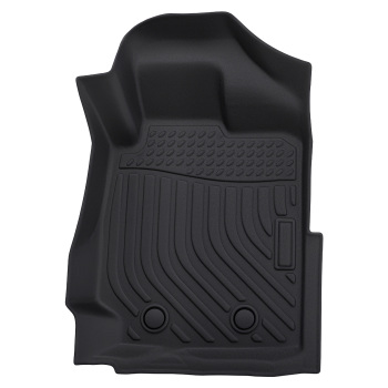 All Weather Black Floor Mats compatible for Ford Everest 2015-2022 TPE Rubber Waterproof