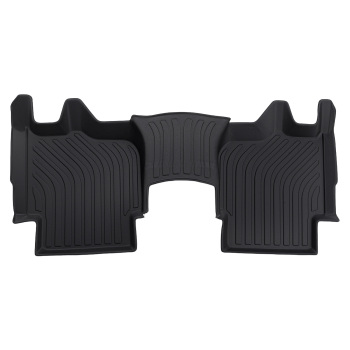 All Weather Black Floor Mats compatible for Ford Everest 2015-2022 TPE Rubber Waterproof