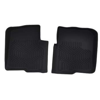 All Weather Floor Mat Set compatible for Ford F-150 Super Crew Cab 2004-2008 Black
