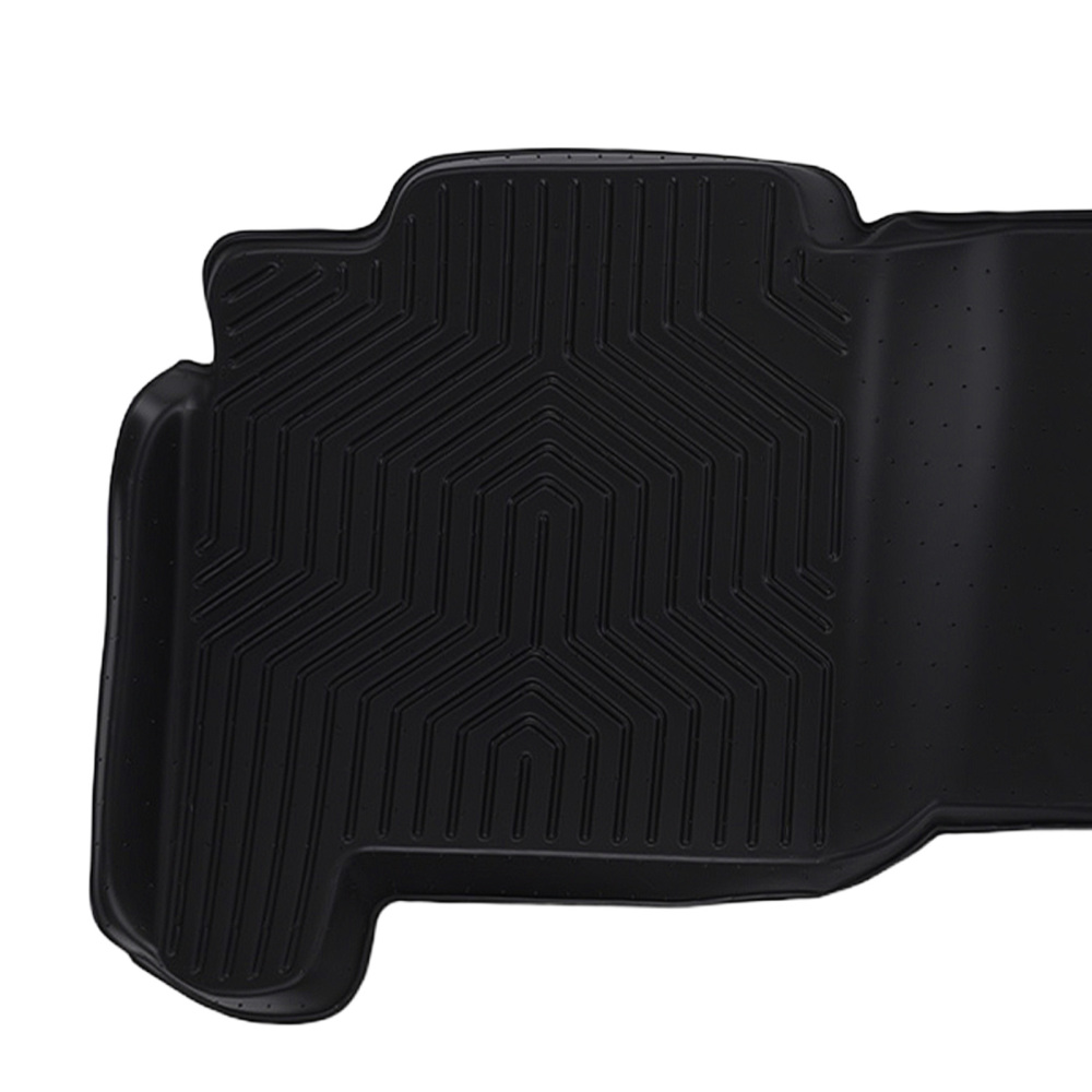 All Weather Floor Mat Set compatible for Ford F-150 Super Crew Cab 2004-2008 Black