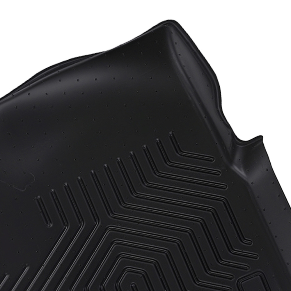 All Weather Floor Mat Set compatible for Ford F-150 Super Crew Cab 2004-2008 Black