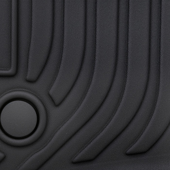 All-Weather Floor Mats compatible for Ford F-250/F-350/F-450 Crew Cab 2012-16 Black