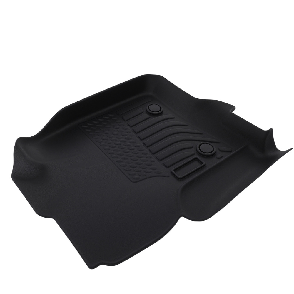 All-Weather Floor Mats compatible for Ford F-250/F-350/F-450 Crew Cab 2012-16 Black