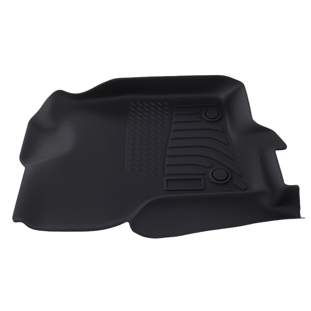 All-Weather Floor Mats compatible for Ford F-250/F-350/F-450 Crew Cab 2012-16 Black