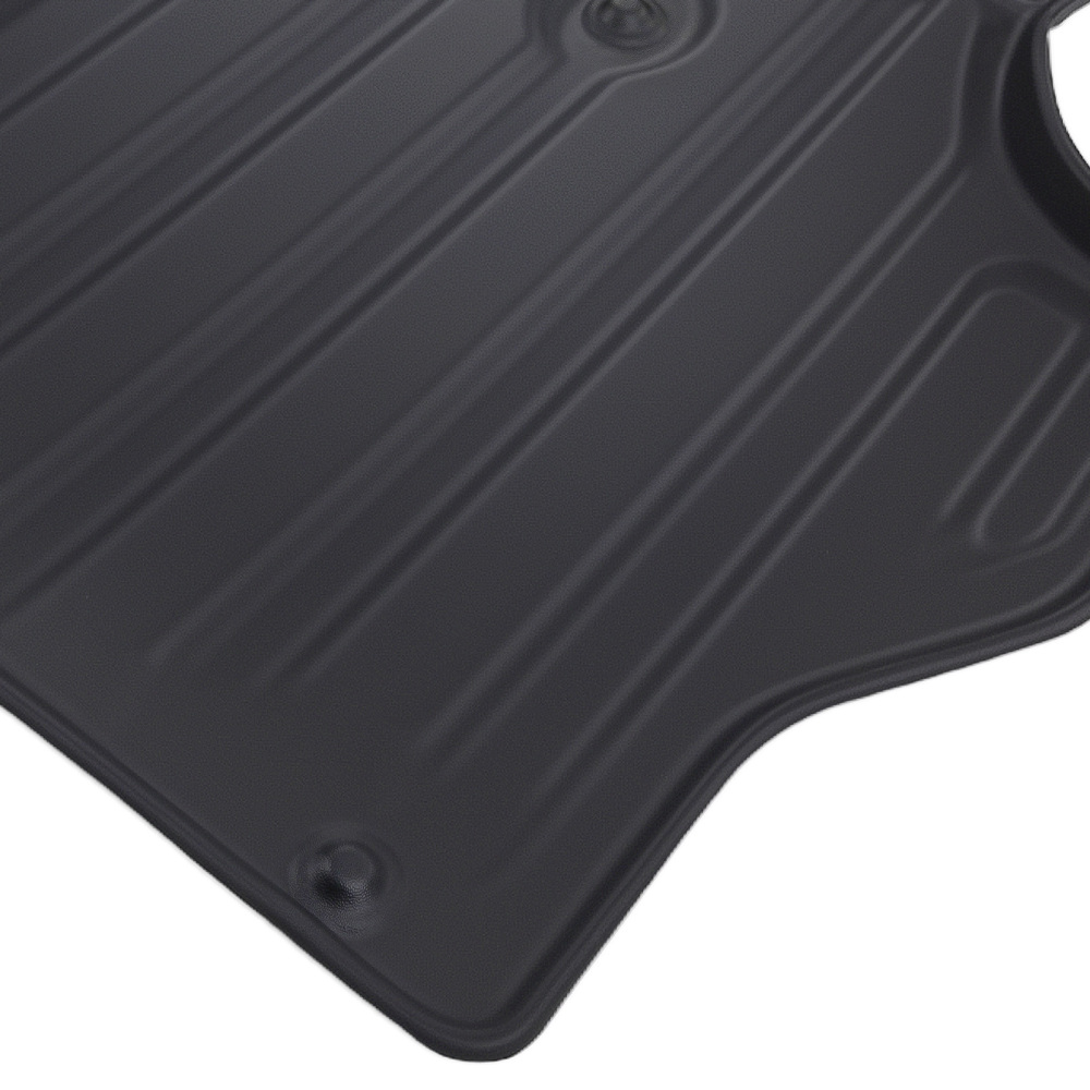 6.8FT TPE Trunk Bed Mat compatible for Ford F250/F350/F450 Super Duty 2017-2024 Black