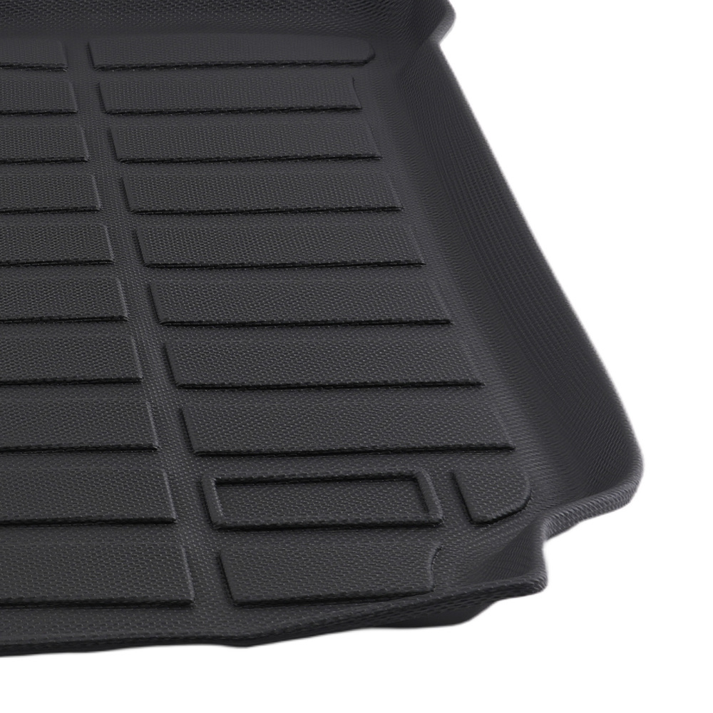 Black Boot Liner compatible for Ford Fiesta 2017-2025 TPE Custom All Weather Cargo Mat