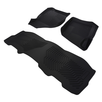 All-Weather Carpet Floor Mats compatible for Ford F250 F350 F450 F550 Crew Cab 1999-2007