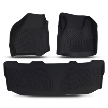 All-Weather Carpet Floor Mats compatible for Ford F250 F350 F450 F550 Crew Cab 1999-2007